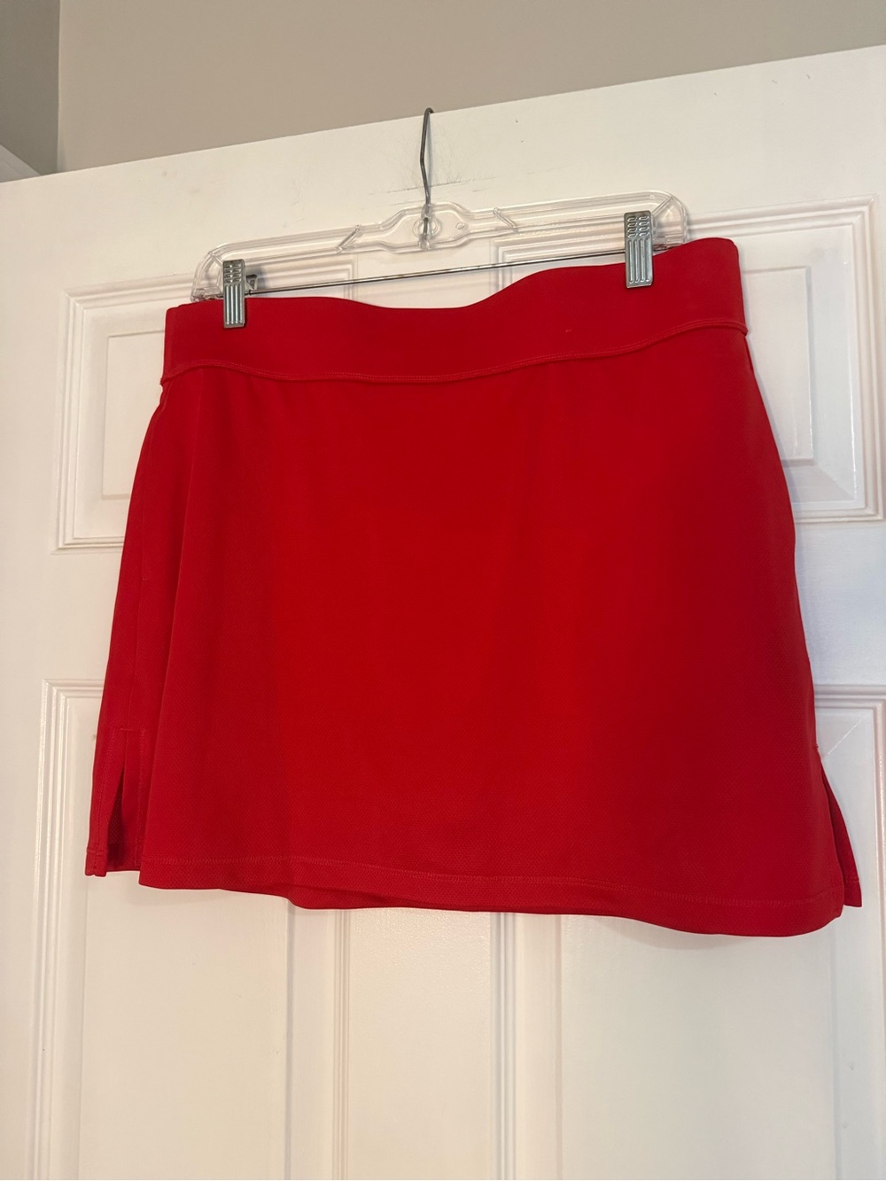 PGA Tour Red Women's Skirt - Classic A-Line Tennis Skirt